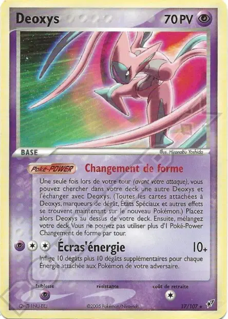 Deoxys N°17 — EX Deoxys — Français