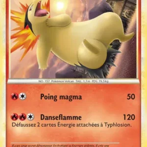 Typhlosion N°32 — HeartGold SoulSilver — Français — Reverse