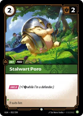 Stalwart Poro N°OGN-052 — OGN — Anglais