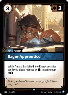 Eager Apprentice N°OGN-084 — OGN — Anglais