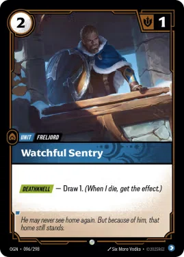 Watchful Sentry N°OGN-096 — OGN — Anglais — Foil