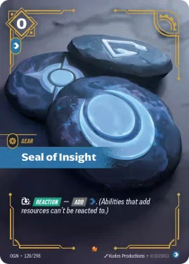 Seal of Insight N°OGN-120 — OGN — Anglais