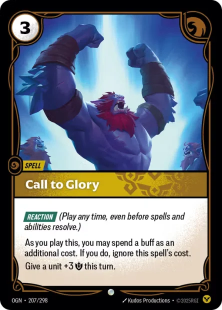 Call to Glory N°OGN-207 — OGN — Anglais
