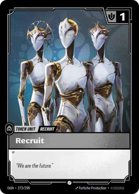 Recruit (ZN) N°OGN-273 — OGN — Anglais