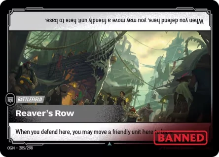 Reaver&rsquo;s Row N°OGN-285 — OGN — Anglais