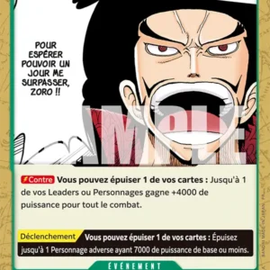 Pour espérer pouvoir un jour me surpasser, Zoro !! N°OP14-036 — OP-14 — Japonais