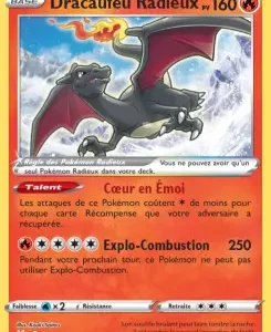 Dracaufeu Radieux N°020 — Zénith Suprême — Français — Holo