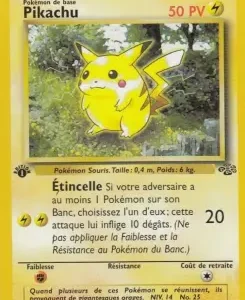 Pikachu N°60 — Jungle — Anglais