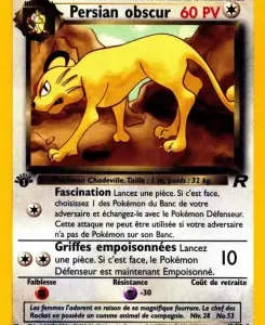 Persian obscur N°42 — Team Rocket — Français