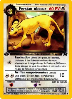 Persian obscur N°42 — Team Rocket — Français