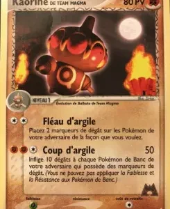 Kaorine de Team Magma N°33 — EX Team Magma vs Team Aqua — Français