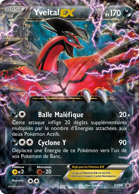 Yveltal EX N°XY08 — Promo XY — Français