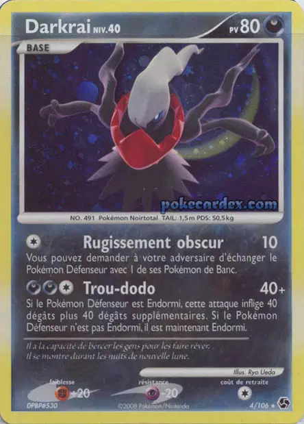 Darkrai 4/106 — DP Duels au Sommet — Français — Holo