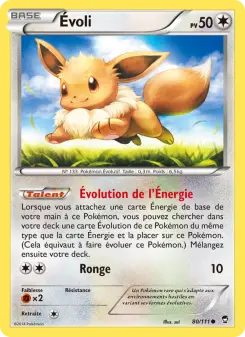 Évoli 80/111 — Poings Furieux — Français — Reverse