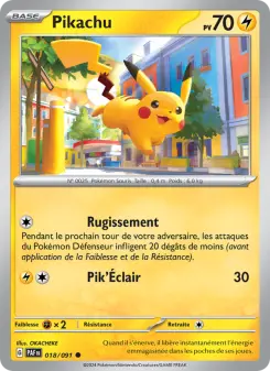 Pikachu N°018 — Destinées de Paldea — Français