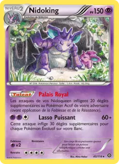 Nidoking N°45 — Offensive Vapeur — Français