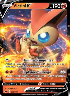 Victini V N°25 — Épée et Bouclier — Français