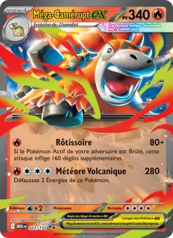 Méga-Camérupt-ex N°022 — Méga-Évolution — Français