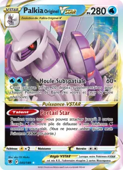 Palkia Originel VSTAR N°040/189 — Astres Radieux — Français
