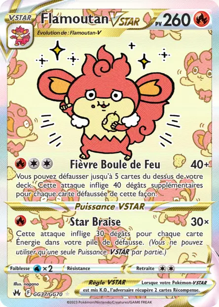 Flamoutan VSTAR GG37/GG70 — Zénith Suprême — Français