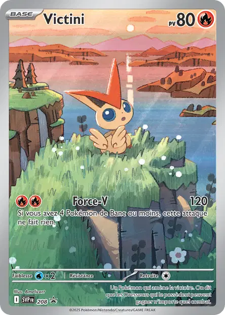 Victini 208 — SVP Black Star Promos — Français