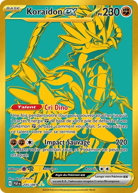 Koraidon-ex 245/091 — Destinées de Paldea — Français
