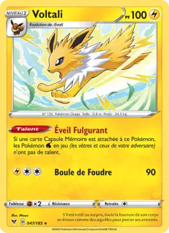 Voltali 047/185 — Voltage Éclatant — Français