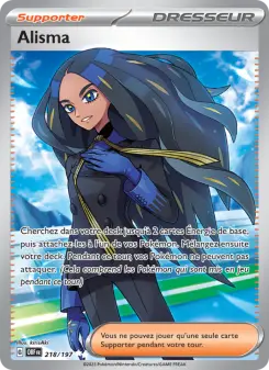 Alisma 218/197 — Flammes Obsidiennes — Français — Full Art