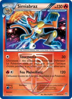 Simiabraz 17/135 — Tempète Plasma — Français