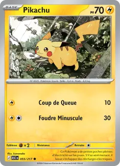 Pikachu 055/217 — Héros Transcendants — Français