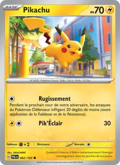 Pikachu 062/193 — Évolutions à Paldea — Français