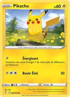 Pikachu 049/203 — Évolution Céleste — Français