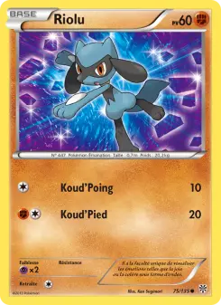 Riolu 75/135 — Tempète Plasma — Français — Reverse