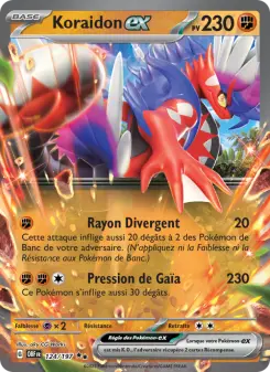 Koraidon-ex 124/191 — Flammes Obsidiennes — Français