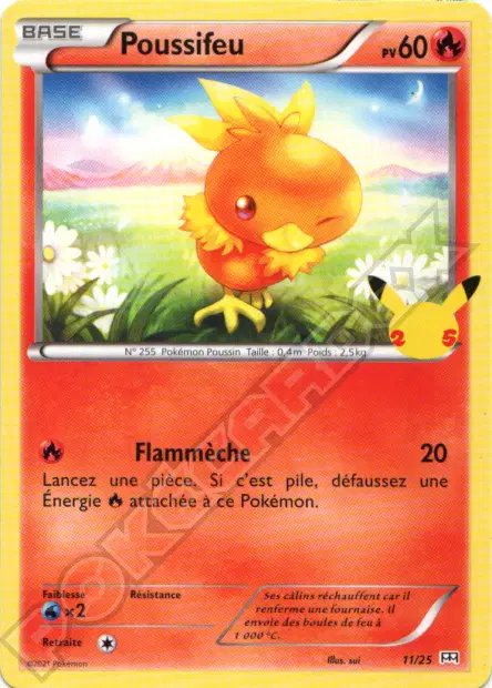 Poussifeu 11/25 — Collection McDonald’s 2021 — Français