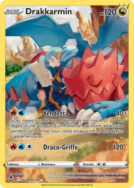 Drakkarmin TG09/TG30 — Tempête Argentée Galerie de Dresseurs — Français