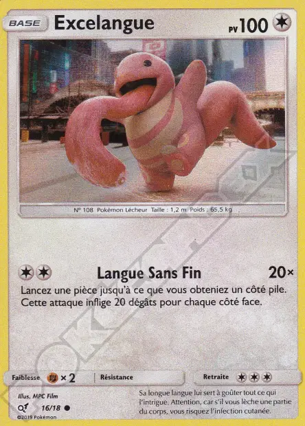 Excelangue 16/18 — Détective Pikachu — Français — Holo