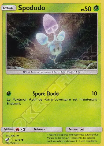 Spododo 3/18 — Détective Pikachu — Français — Holo