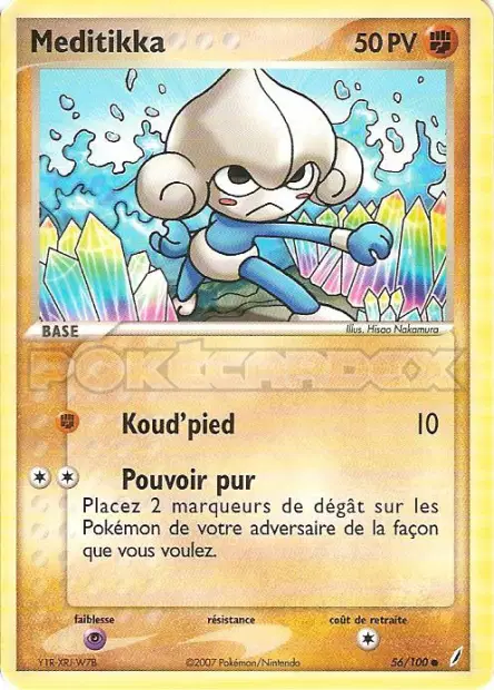 Meditikka 56/100 — EX Gardiens de Cristal — Français — Holo