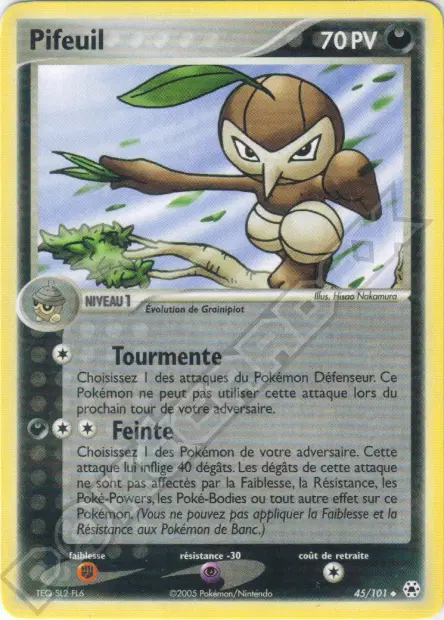 Pifeuil 45/101 — EX Légendes Oubliées — Français — Holo