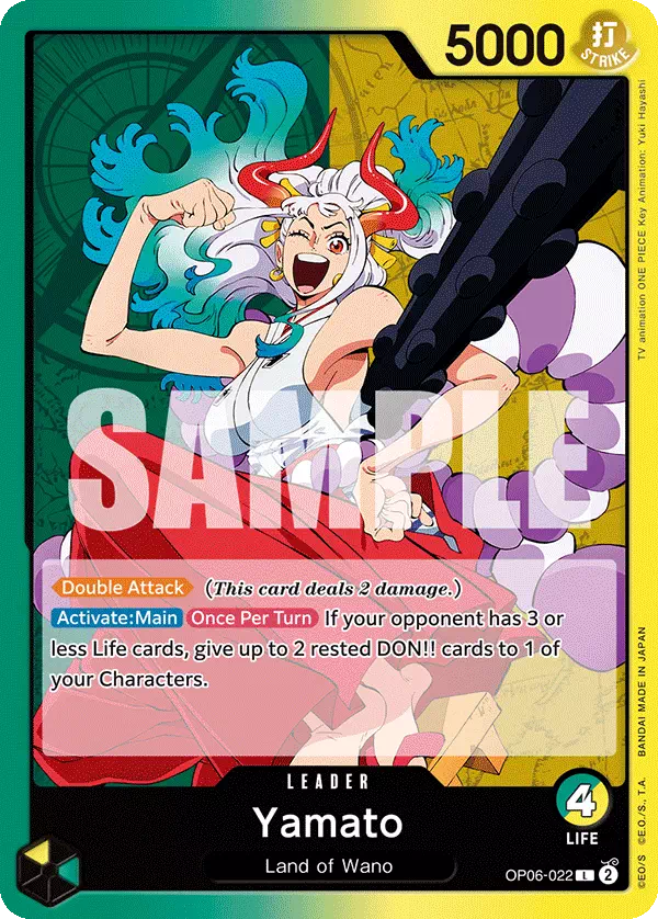 Yamato OP06-022 — Starter Deck: Green Yellow Yamato — Français