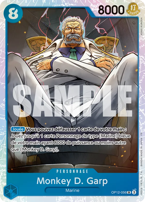 Monkey D. Garp V.1 OP12-056 — OP-12 — Français
