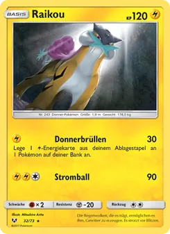 Raikou 32/73 — Légendes Brillantes — Français — Holo Prism