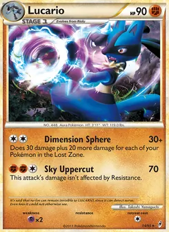 Lucario 14/95 — L’appel des Légendes — Français — Holo