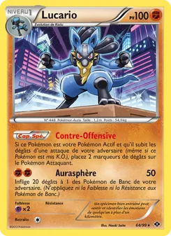 Lucario 64/99 — Destinées Futures — Français — Holo