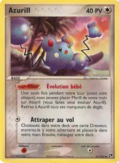Azurill 31/100 — EX Tempête de sable — Français