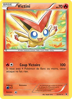 Victini 15/101 — Nobles Victoires — Français — Holo