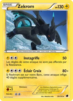 Zekrom 39/116 — Glaciation Plasma — Français — Holo