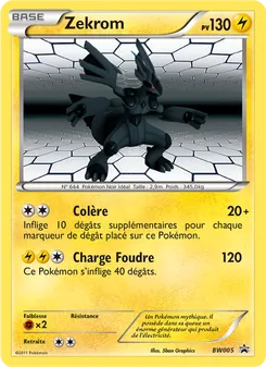 Zekrom BW05 — Promo BW — Français