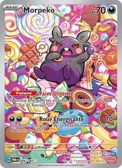 Morpeko 206/182 — Faille Paradoxe — Français — Illustration Rare (AR)